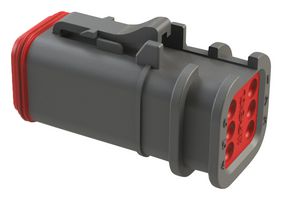 AT06-6S-OMGRY - Automotive Connector Housing, AT, Plug, 6 Ways - AMPHENOL SINE/TUCHEL