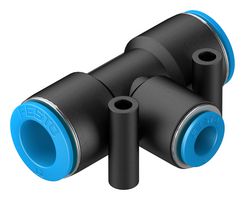 QST-12-8 - Pneumatic Fitting, Push-In T-Fitting, 14 bar, 12 mm, PBT (Polybutylene Terephthalate), QST - FESTO