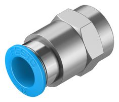 QSF-3/8-12-B - Pneumatic Fitting, Push-In Fitting, G3/8, 14 bar, 12 mm, Brass, QSF - FESTO