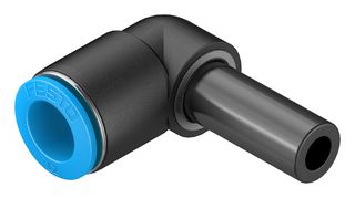 QSL-12H - Pneumatic Fitting, Push-In L-Fitting, 14 bar, 12 mm, PBT (Polybutylene Terephthalate), QSL - FESTO