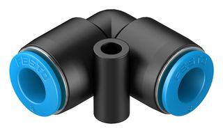 QSL-8 - Pneumatic Fitting, Push-In L-Fitting, 14 bar, 8 mm, PBT (Polybutylene Terephthalate), QSL - FESTO