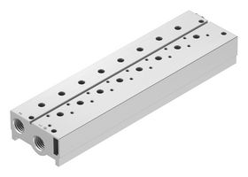 VABM-B10-25S-G38-8-P3 - Manifold Block, 8 Outlet, G3/8, VABM Series, VUVS Solenoid Valves/VTUS Valve Manifold Assemblies - FESTO