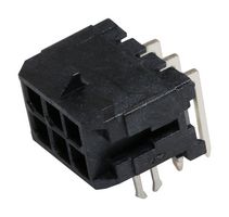 43045-0622 - Pin Header, Power, Wire-to-Board, 3 mm, 2 Rows, 6 Contacts, Through Hole Right Angle - MOLEX