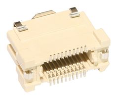52901-0274 - Mezzanine Connector, Receptacle, 0.635 mm, 2 Rows, 20 Contacts, Surface Mount, Copper Alloy - MOLEX