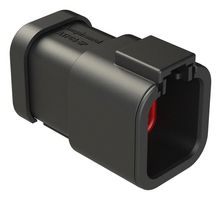 ATP04-6P-EC01BK - Automotive Connector Housing, w/ End Cap, ATP, Receptacle, 6 Ways - AMPHENOL SINE/TUCHEL