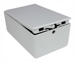 CBEAC-02-GY - Plastic Enclosure, Multipurpose, ABS, 45 mm, 70 mm, 110 mm, IP40 - CAMDENBOSS