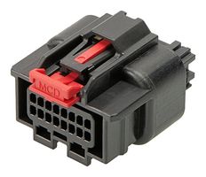 348948001 - Automotive Connector Housing, w/ CPA, Mini50 Sealed 34894, Receptacle, 16 Ways - MOLEX