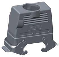 T1280162129-000 - Heavy Duty Connector, Hood, Top Entry, Aluminium Alloy Body, 2 Lever, H16B - TE CONNECTIVITY