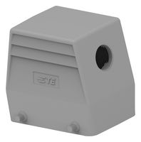 T1319320120-000 - Heavy Duty Connector, Hood, Side Entry, Aluminium Alloy Body, 2 Lever - TE CONNECTIVITY