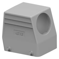 T1319320140-000 - Heavy Duty Connector, Hood, Side Entry, Aluminium Alloy Body, 2 Lever - TE CONNECTIVITY