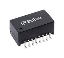 H1102NL - Ethernet & LAN Transformer, 10/100 Base-TX, 1 Port, 1:1, 350 µH, 1.5 kV, Surface Mount - PULSE ELECTRONICS