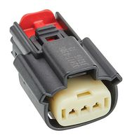 33471-3306 - Automotive Connector Housing, Black, MX150 33471 Series, Receptacle, 3 Ways - MOLEX