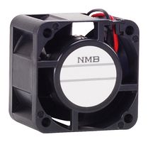04028VE-12N-CT-00 - DC Axial Fan, 12 V, Square, 40 mm, 28 mm, Ball Bearing, 14.48 CFM - NMB TECHNOLOGIES
