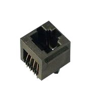 69254-003LF - Modular Connector, Modular Jack, 1 x 1 (Port), 6P2C, Cat3, Through Hole Mount - AMPHENOL COMMUNICATIONS SOLUTIONS