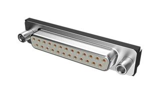 D25P13B4PA00LF - D Sub Connector, Standard, Plug, FCI Delta D Series, 25 Contacts, DB, Solder - AMPHENOL COMMUNICATIONS SOLUTIONS