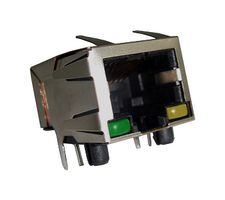 RJSBE5381C1 - Modular Connector, RJ45 Jack, 1 x 1 (Port), 8P8C, Cat3, Through Hole Mount - AMPHENOL COMMUNICATIONS SOLUTIONS