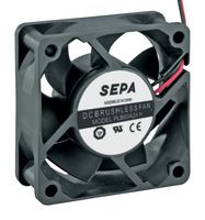 PLB60A24A24SE16A - DC Axial Fan, 24 V, Square, 60 mm, 25 mm, Ball Bearing - SEPA