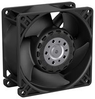 AF80-00135 48V P/2 16.500 - DC Axial Fan, 48 V, Square, 80 mm, 38 mm, Ball Bearing, 126.5 CFM - EBM-PAPST