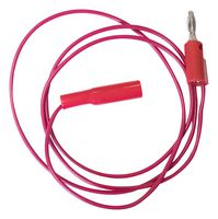 BU-2031-A-12-2 - Alligator Clip to Banana Plug Test Lead, Minigator Clip, 4mm Stackable Banana Plug, 12 " - MUELLER ELECTRIC