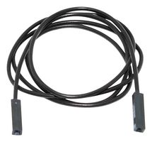 BU-8080-E-12-0 - 0.64mm Connector Test Lead, Square Pin Socket, 12 ", 304.8 mm, Black, 3 A, 300 V - MUELLER ELECTRIC