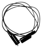 BU-3030-A-24-0 - Alligator Clip Test Lead, 24 ", 609.6 mm, Black, 10 A, 300 V, Mueller Electric - BU-3030 Series - MUELLER ELECTRIC