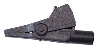 BU-651-0 - Alligator Clip, Black, 10 A, 7 mm Jaw Open - MUELLER ELECTRIC