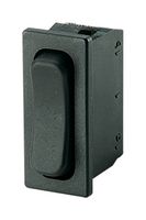 1838.1402 - Rocker Switch, Momentary, SPDT, Non Illuminated, Panel Mount, Black, 1830 Series - MARQUARDT