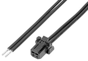 219653-1023 - Cable Assembly, Micro-One 2.0 Receptacle to Free End, 2 Ways, 2 mm, 1 Row, 300 mm, 11.8 " - MOLEX