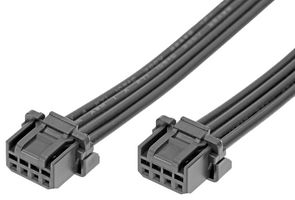219652-1043 - Cable Assembly, Micro-One 2.0 Receptacle to Micro-One 2.0 Receptacle, 4 Ways, 2 mm, 1 Row, 300 mm - MOLEX