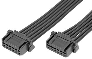 219652-1063 - Cable Assembly, Micro-One 2.0 Receptacle to Micro-One 2.0 Receptacle, 6 Ways, 2 mm, 1 Row, 300 mm - MOLEX