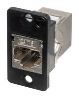 SACK3SBPM - In-Line Adapter, Shielded, RJ45, RJ45, Adaptor, In-Line, Low Profile Panel Mount Range Series, Jack - TUK