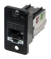 SLJBPM - Modular Connector, RJ45 Jack, 1 x 1 (Port), 8P8C, Cat6, Panel Mount - TUK