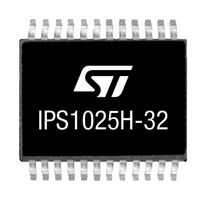 IPS1025HTR-32 - Power Load Distribution Switch, High Side, 1 Output, 17.9 A, 0.012 ohm, PowerSSO-24 - STMICROELECTRONICS
