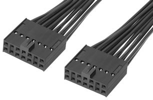 219658-1142 - Cable Assembly, C-Grid III Receptacle to C-Grid III Receptacle, 14 Ways, 2.54 mm, 2 Row, 150 mm - MOLEX