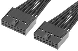 219658-1164 - Cable Assembly, C-Grid III Receptacle to C-Grid III Receptacle, 16 Ways, 2.54 mm, 2 Row, 600 mm - MOLEX