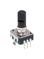 PEC12R-3220F-S0024 - Rotary Encoder, Mechanical, Incremental, 24 PPR, 24 Detents, Vertical, With Momentary Push Switch - BOURNS
