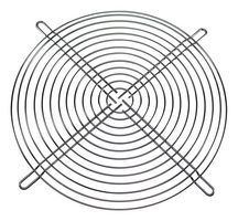 G225 - Fan Finger Guard, Steel - Wire Form, 225mm Axial Fans, 215 mm, Bright Nickel Chrome - ORION FANS