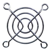 G50-3 - Fan Finger Guard, Steel - Wire Form, 50mm and 52mm Axial Fans, 42 mm, Bright Nickel Chrome - ORION FANS