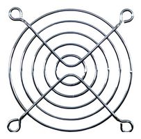 G70-4 - Fan Finger Guard, Steel - Wire Form, 70mm Axial Fans, 61.5 mm, Bright Nickel Chrome - ORION FANS