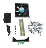 OD1232-SPOT - Spot Cooler, 65cfm, Contents 120x32mm Fan, DIN Rail, DIN Mount Fan Bracket, Mounting Screws - ORION FANS