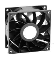 OD9238-12HBVXC - DC Axial Fan, 12 V, Square, 92 mm, 38 mm, Ball Bearing, 125 CFM - ORION FANS
