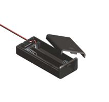 2490SW - Battery Holder, AA, 2 Cell, ABS, Wire Leads, Chassis Mount, On/Off Switch - KEYSTONE