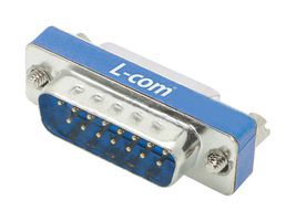 DGB15MF - D Sub Connector Adapter, Standard D Sub, Plug, 15 Ways, Standard D Sub, Receptacle, 15 Ways - L-COM