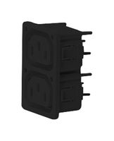 3-124-305 - Extension Lead, 6 Outlets, IEC 60320 Type F, 15 A, 250 V, IEC 60320 Type E - SCHURTER