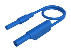 934042102 - Banana Test Lead, 4mm Stackable Banana Plug, Shrouded, 4mm Banana Socket, Shrouded, 3.3 ft, 1 m - HIRSCHMANN TEST AND MEASUREMENT