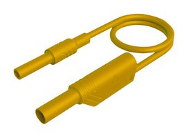 934042103 - Banana Test Lead, 4mm Stackable Banana Plug, Shrouded, 4mm Banana Socket, Shrouded, 3.3 ft, 1 m - HIRSCHMANN TEST AND MEASUREMENT