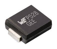 824550202 - TVS Diode, WE-TVSP Series, Unidirectional, 200 V, 324 V, DO-214AB (SMC), 2 Pins - WURTH ELEKTRONIK