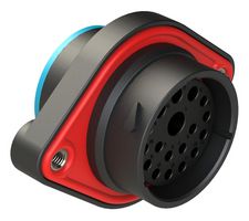 AHDP02-24-18SR-SRA - Circular Connector, DuraMate&trade; AHDP Smooth Ring Adapter Series, Panel Mount Receptacle - AMPHENOL SINE/TUCHEL