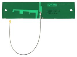 W3554B0140T - RF Antenna, 0.698GHz to 6GHz, PCB, 3.5 dBi, 50 ohm, U.FL - PULSE ELECTRONICS