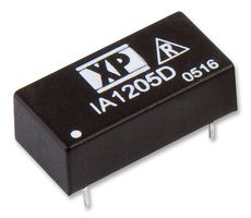 IA2412D - Isolated Through Hole DC/DC Converter, ITE, 1:1, 1 W, 2 Output, 12 V, 42 mA - XP POWER